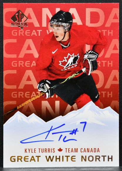 2015-16 SP Authentic Great White North Kyle Turris GWN-KT Canada Auto 7415
