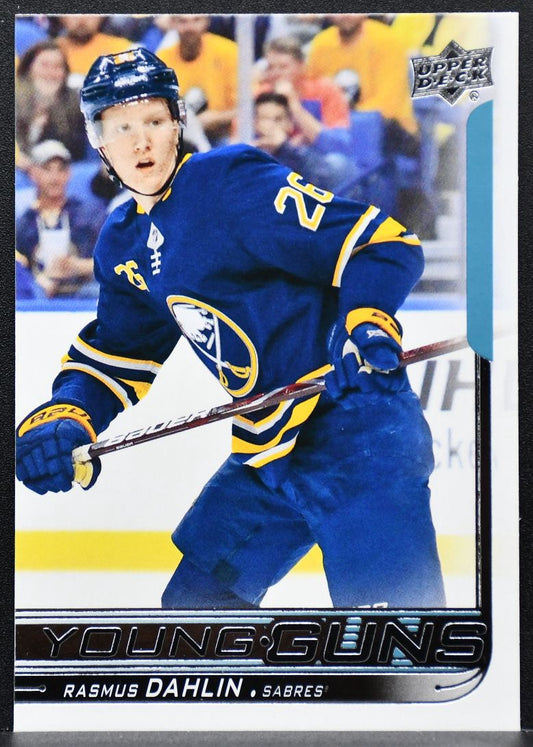 2018-19 Upper Deck Series 1 Young Guns Rasmus Dahlin 201 Buffalo Sabres RC 8234