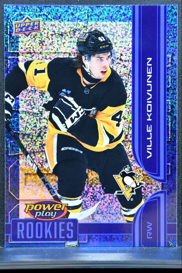 2025-26 UD Extended Series Power Play Rookies Speckle Ville Koivunen RC 2072