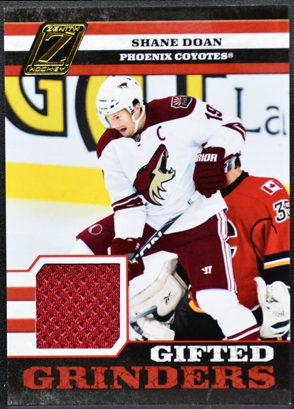 2010-11 Panini Zenith Gifted Grinders Scraps Jerseys Doan /299 Jersey 0567