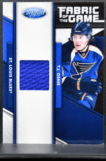 2011-12 Panini Certified Fabric of the Game T.J. Oshie 127 /25 Jersey 2400