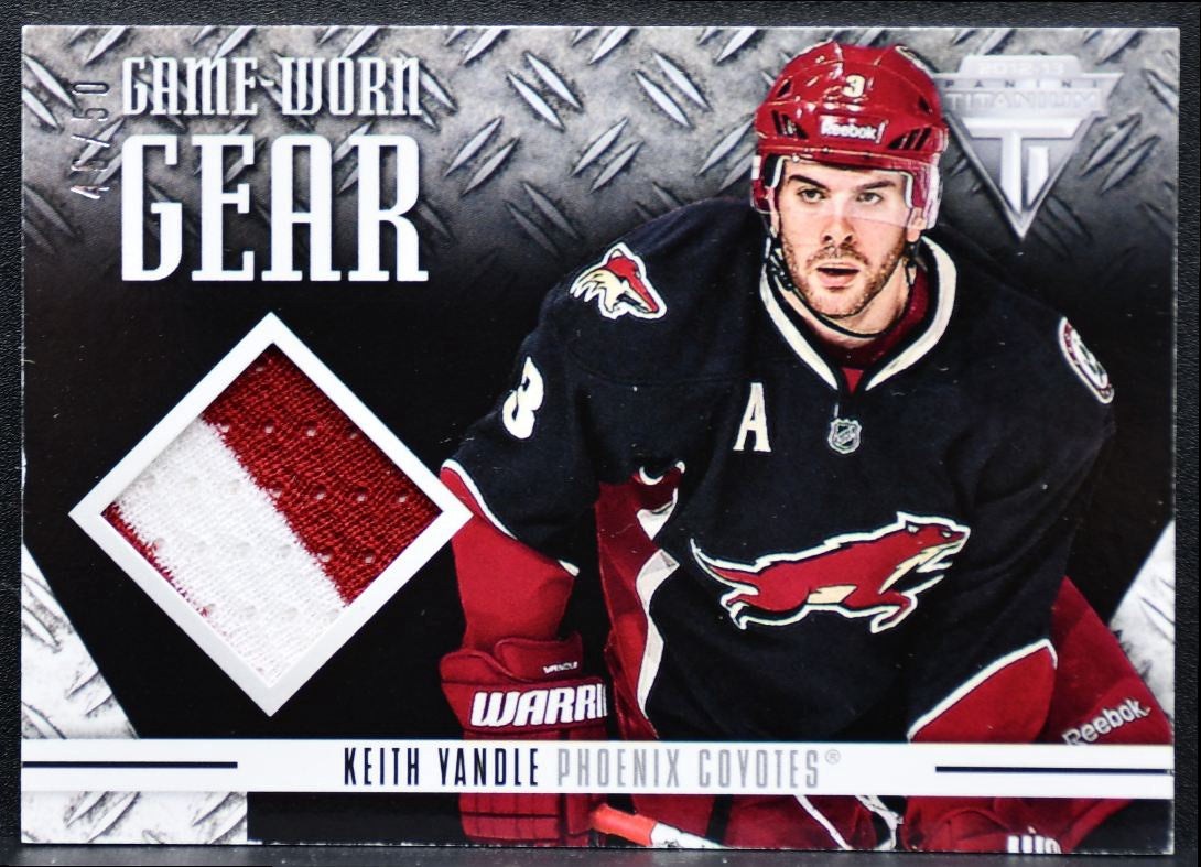 2012-13 Panini Titanium Game-Worn Gear Keith Yandle GG-KY /50 Patch 2332