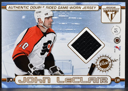 2001-02 Pacific Private Stock Titanium Double-Sideds Gagne/LeClair Jersey 2233