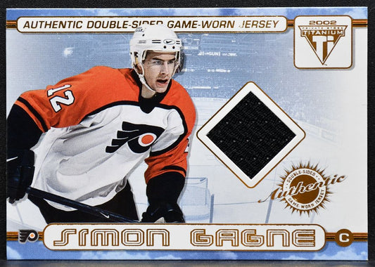 2001-02 Pacific Private Stock Titanium Double-Sideds Gagne/LeClair Jersey 2233
