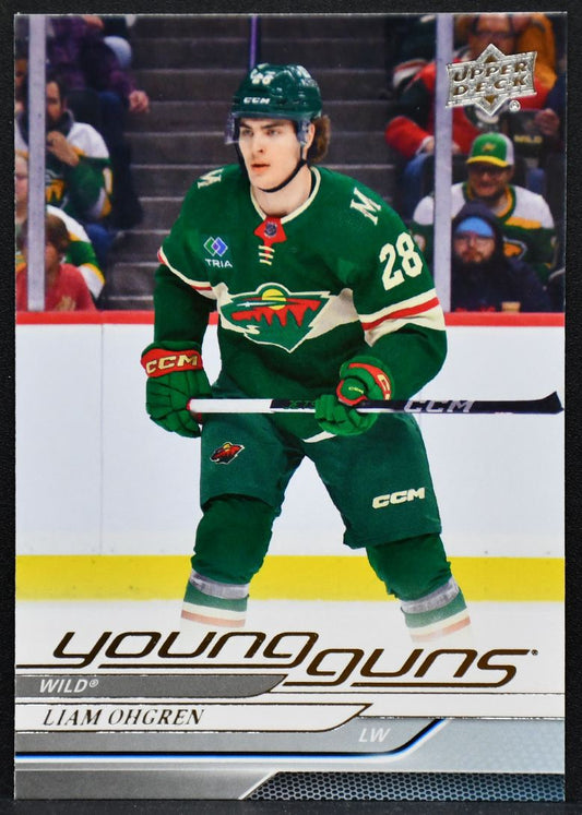 2024-25 Upper Deck Series 1 Young Guns Liam Ohgren 248 Minnesota Wild RC 1854