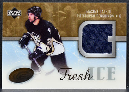 2005-06 Upper Deck Ice Fresh Ice Maxime Talbot FI-MT Penguins Jersey 2189