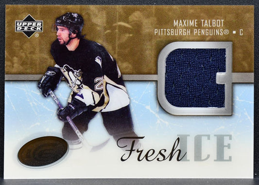 2005-06 Upper Deck Ice Fresh Ice Maxime Talbot FI-MT Penguins Jersey 2189