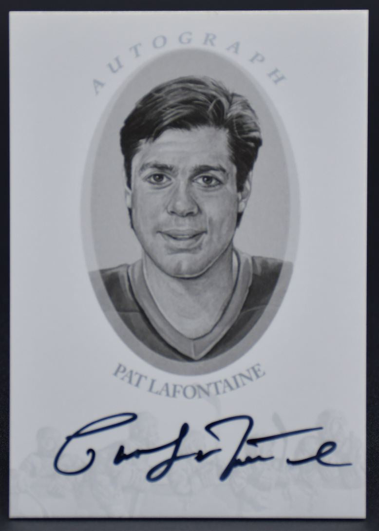 2010-11 In The Game Enshrined Silver Auto Pat LaFontaine A-PL Auto