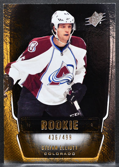2011-12 SPx Rookie Stefan Elliott 136 Colorado Avalanche RC 436/499 0511