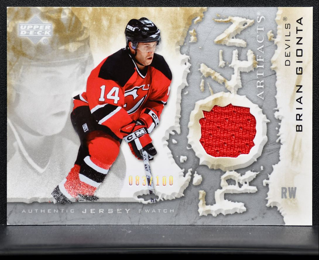 2007-08 UD Artifacts Frozen Jersey Brian Gionta FA-BG /100 Jersey 3514