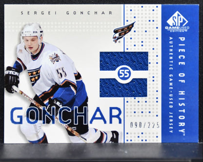 2002-03 SP Game Used Piece of History Sergei Gonchar 090/225 Jersey 4039