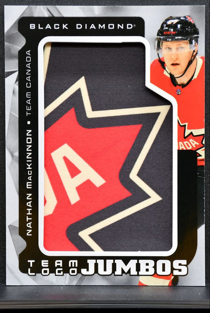 2025-26 Black Diamond Team Logo Jumbo 4 Nations Canada MacKinnon Patch 0665