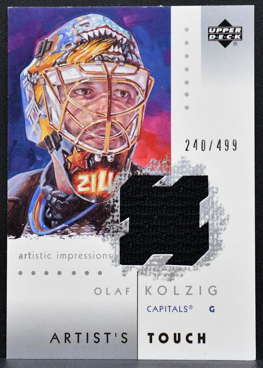 2002-03 UD Artistic Impressions Artist's Touch Kolzig 240/499 Jersey 0585