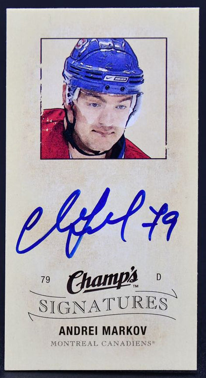 2009-10 UD Champ's Signatures Andrei Markov CS-AM Auto