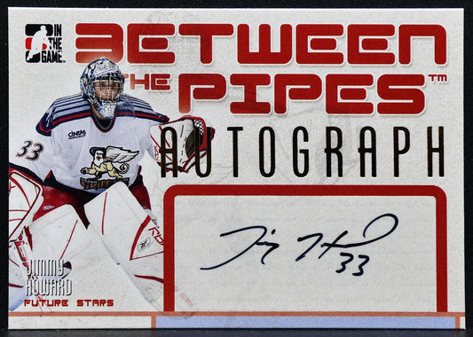2006-07 In The Game Between the Pipes Autograph Jimmy Howard A-JH Auto 0220