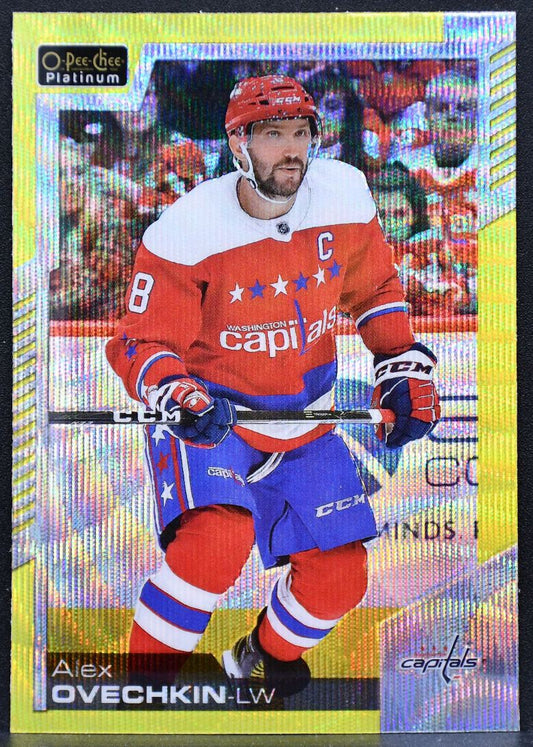 20-21 OPC Platinum Neon Yellow Surge Alex Ovechkin 150 Capitals 2301