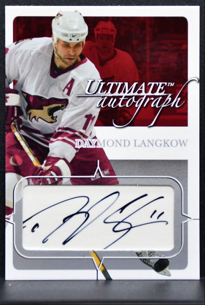 2003-04 Be a Player Ultimate Autograph Langkow Phoenix Coyotes Auto 97/135 9687