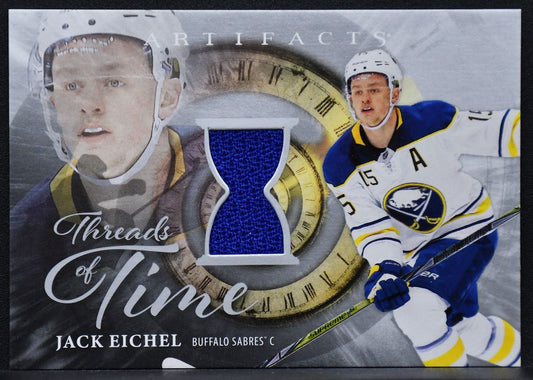 2025-26 UD Artifacts Threads of Time Jack Eichel TT-JE Buffalo Sabres Jersey 7185