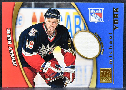 2002-03 Topps Reserve Jersey Michael York TR-MY New York Rangers Jersey 9790