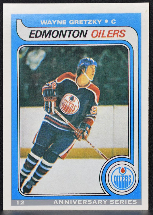 1992-93 O-Pee-Chee Anniversary Series Wayne Gretzky 18 Edmonton Oilers RC 4954