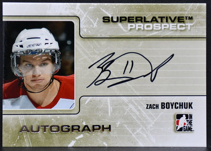 2009-10 ITG Superlative Silver Version Prospect Boychuk PA-ZB Auto 14/40 9673