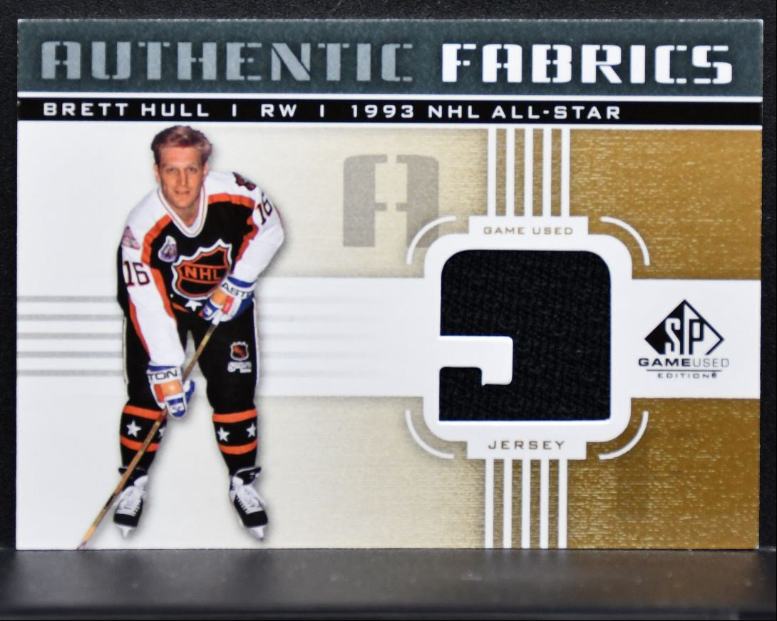 2011-12 SP Game Used Authentic Fabrics Brett Hull Jersey 3537
