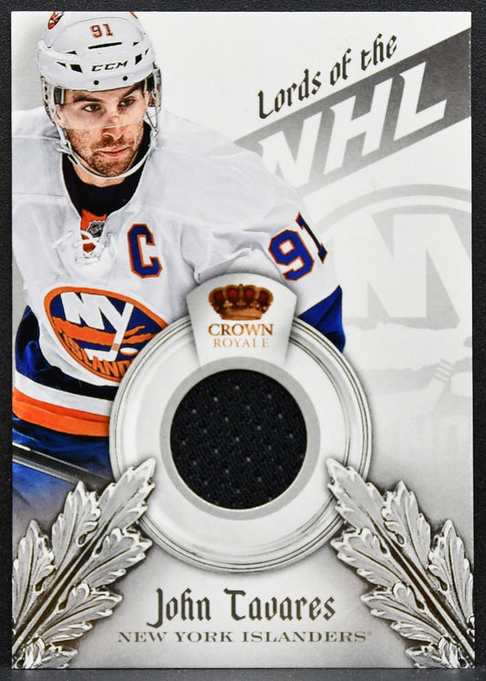 2013-14 Panini Crown Royale Lords of the NHL Materials John Tavares Jersey 6401