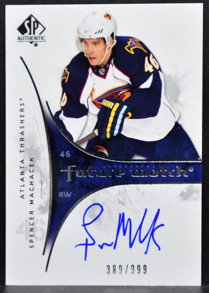 2009-10 SP Authentic Future Watch Auto Machacek Thrashers RC Auto 389/999 5603