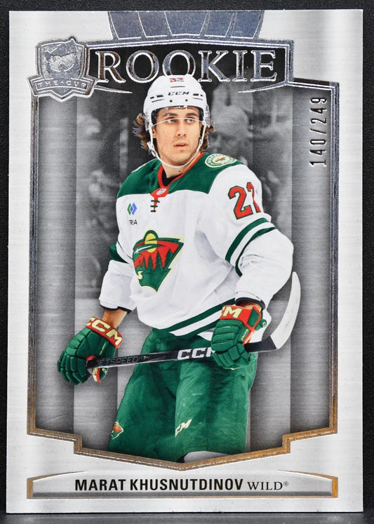 2024-25 Upper Deck The Cup Rookie Marat Khusnutdinov 110 Wild RC 140/249 5091