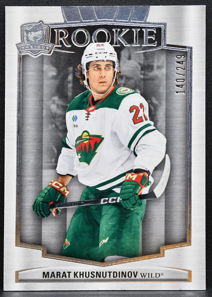 2024-25 Upper Deck The Cup Rookie Marat Khusnutdinov 110 Wild RC 140/249 5091