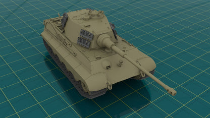 ICM 1/35 Pz.Kpfw.VI Ausf.B King Tiger with Henschel Turret (late production), WWII German Heavy Tank