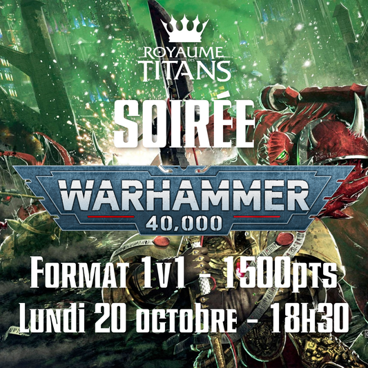 Soirée 40k - 20 Octobre 1v1