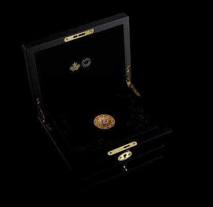 1 oz. Pure Gold Pink Diamond Coin – Treasure - Lucky Number (204551)