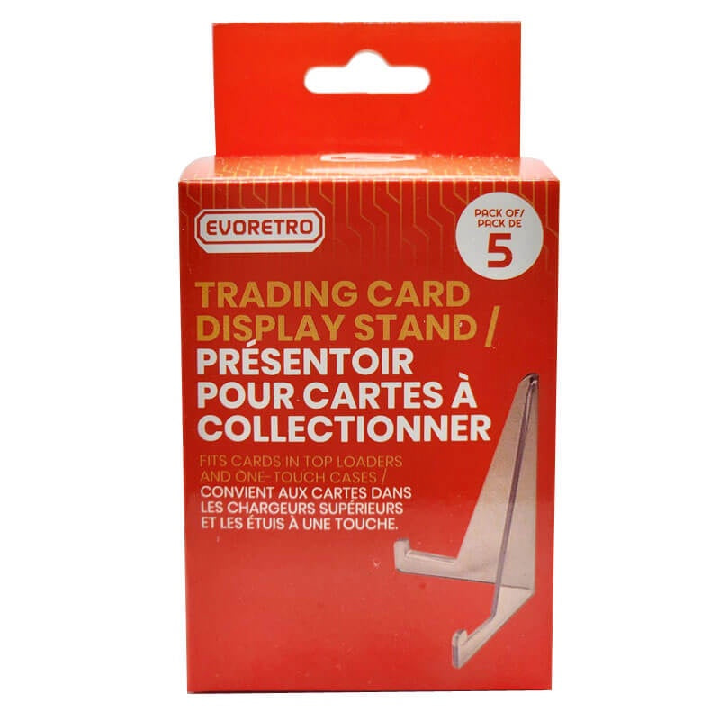 EVORETRO Card Display Stand - 35-260PT Clear Durable Game Card Stand
