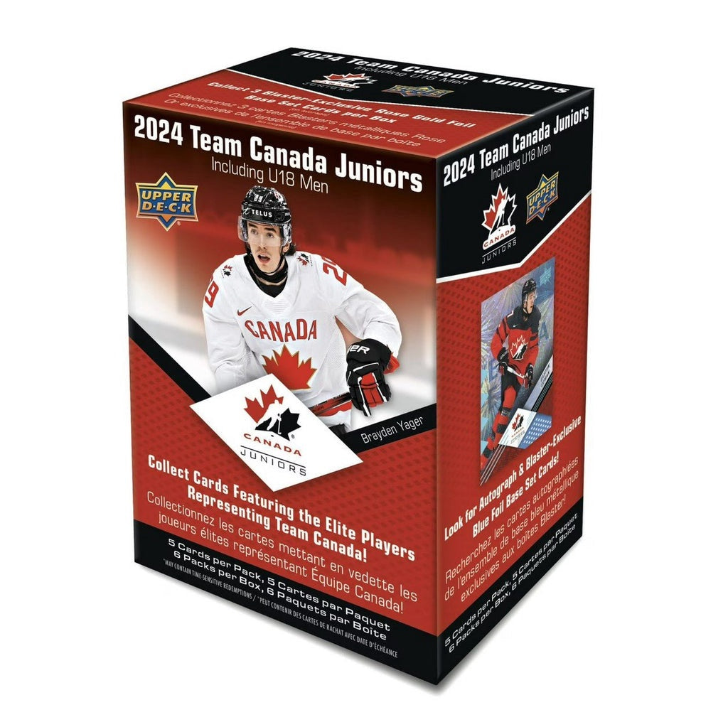 Upper Deck Team Canada Juniors Hockey 2024 Blaster
