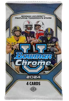Bowman Chrome University Football 2024 Pack