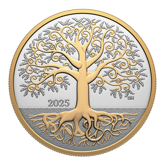 10$ 1/2 oz Fine Silver Coin - Tree of Life 2025 (250860)