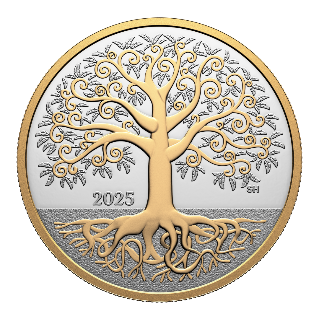 10$ 1/2 oz Fine Silver Coin - Tree of Life 2025 (250860)