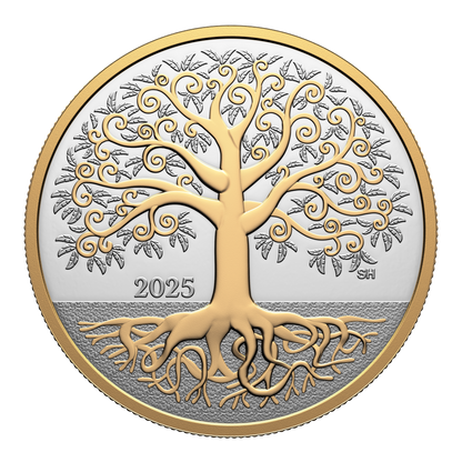 10$ 1/2 oz Fine Silver Coin - Tree of Life 2025 (250860)