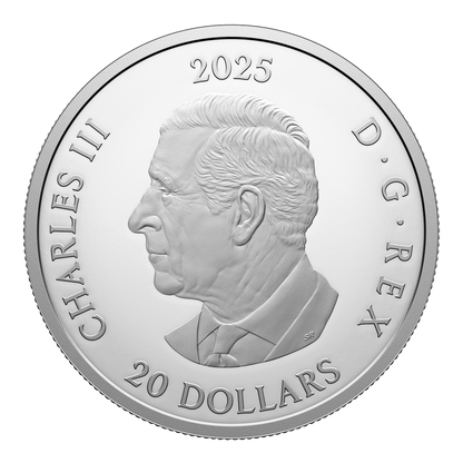 2025 $20 1oz 9999Ag Holiday Coin - Dear Santa