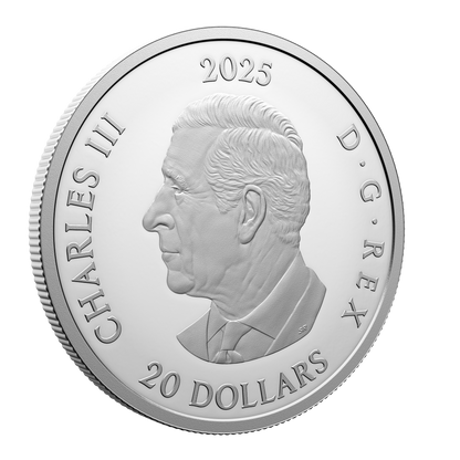 2025 $20 1oz 9999Ag Holiday Coin - Dear Santa