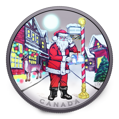 2025 $20 1oz 9999Ag Holiday Coin - Dear Santa