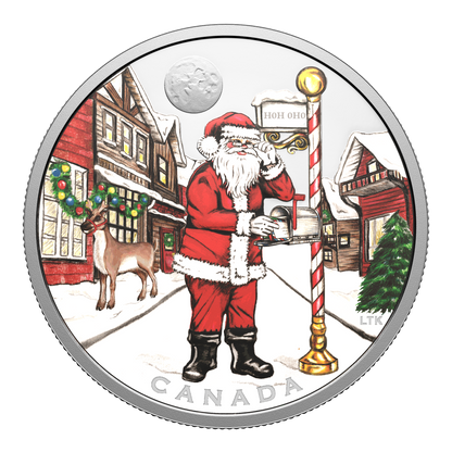 2025 $20 1oz 9999Ag Holiday Coin - Dear Santa