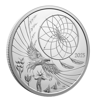 2025 $20 38mm 9999Ag - Legend of the  Dreamcatcher (251429)