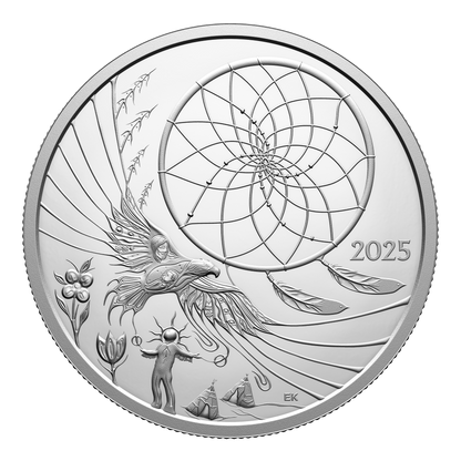 2025 $20 38mm 9999Ag - Legend of the  Dreamcatcher (251429)