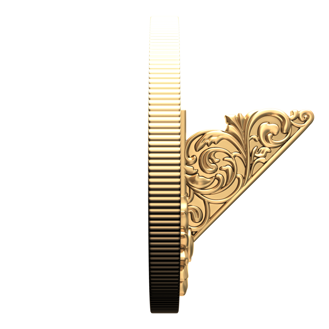 2025 $20 38mm 9999Ag - The Gilded Sundial  (Au plated)