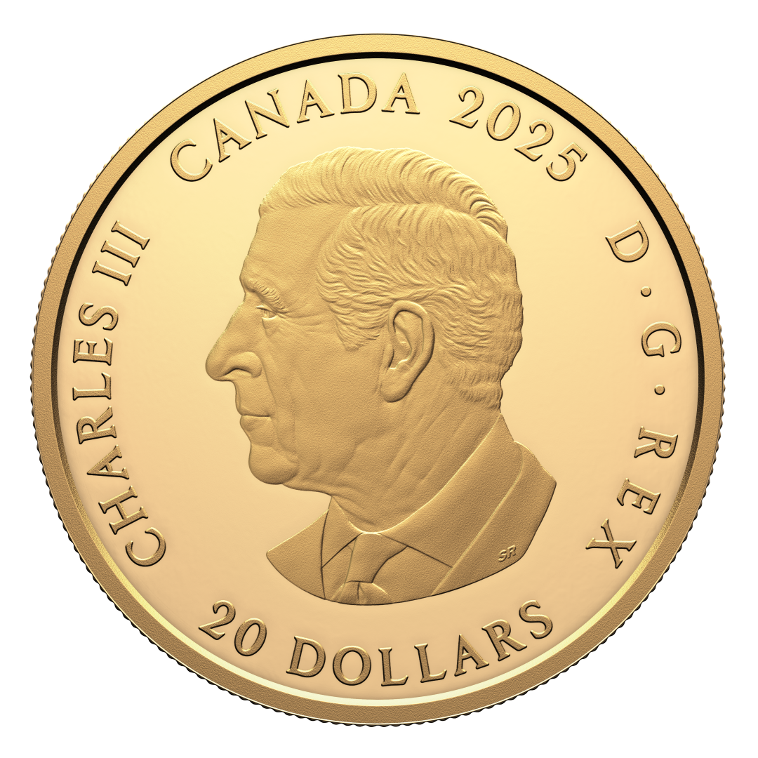 2025 $20 38mm 9999Ag - The Gilded Sundial  (Au plated)