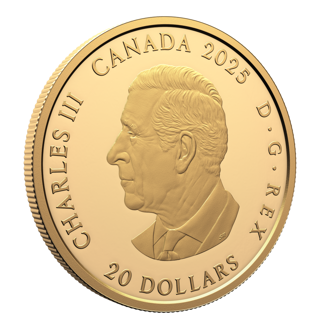 2025 $20 38mm 9999Ag - The Gilded Sundial  (Au plated)