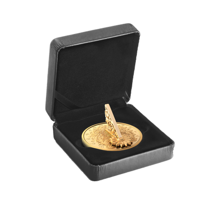 2025 $20 38mm 9999Ag - The Gilded Sundial  (Au plated)(254051)