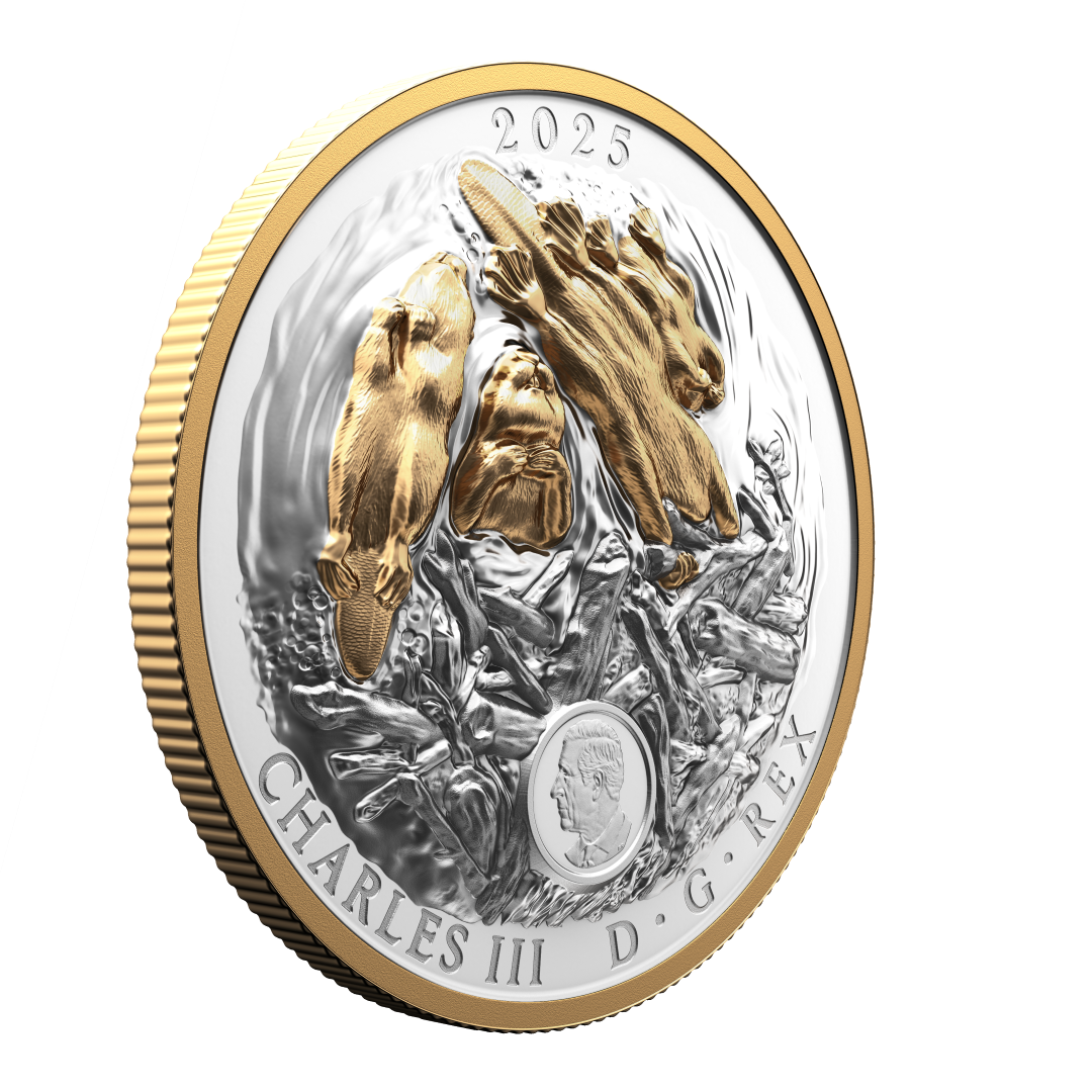 2025 $50 50mm 9999Ag - Beaver (Double EHR) (250902)